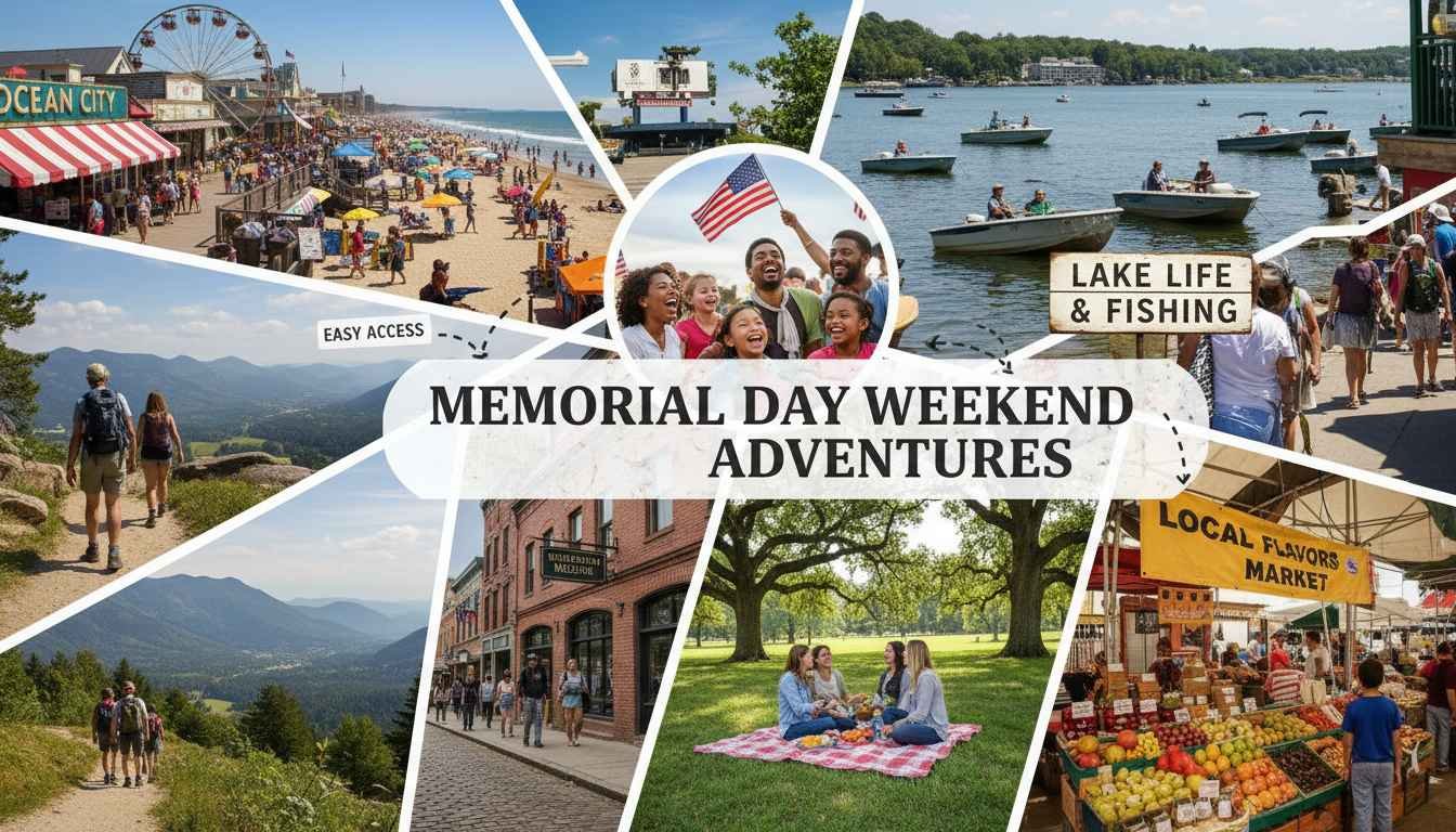 best places to visit for memorial day weekend