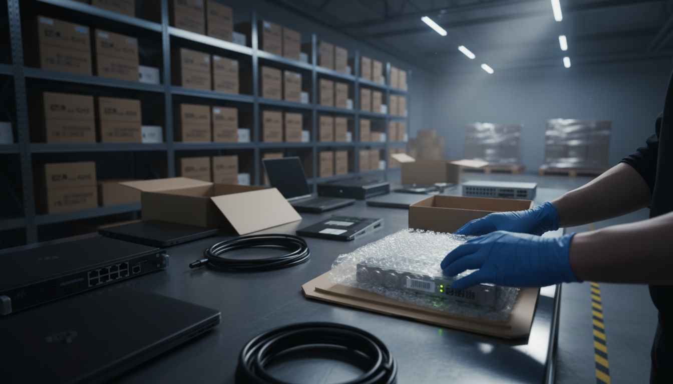 technology equipment shipping